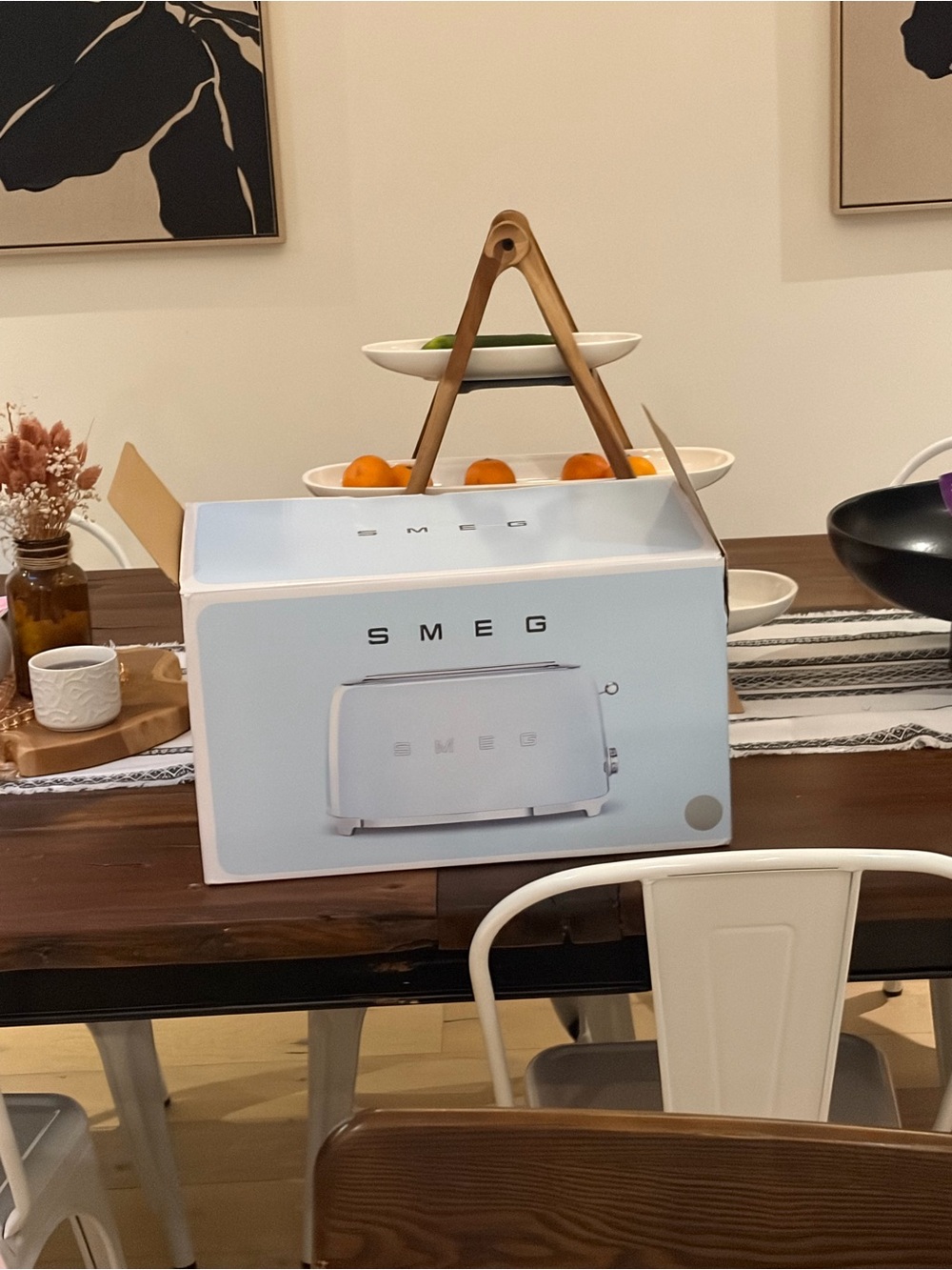 SMEG 4- Slice Retro Toaster - chrome